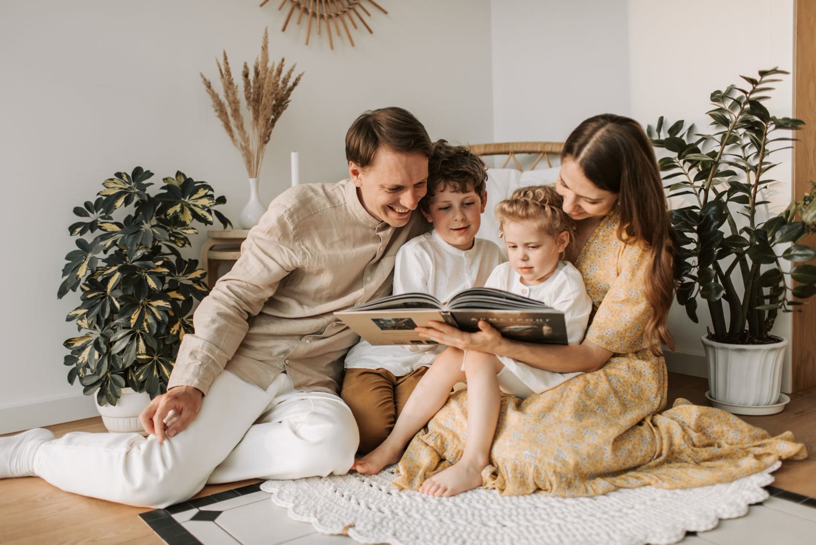 A Coastal Bend homeowner family at home